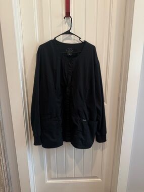 Cherokee Authentic Workwear Women’s Scrub Jacket - Black 3XL